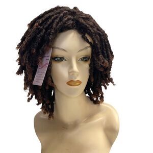 HANNE,‎ Dreadlock Synthetic Wig, Brown/Black/Red, Style # GAD19081,Fashion Wigs